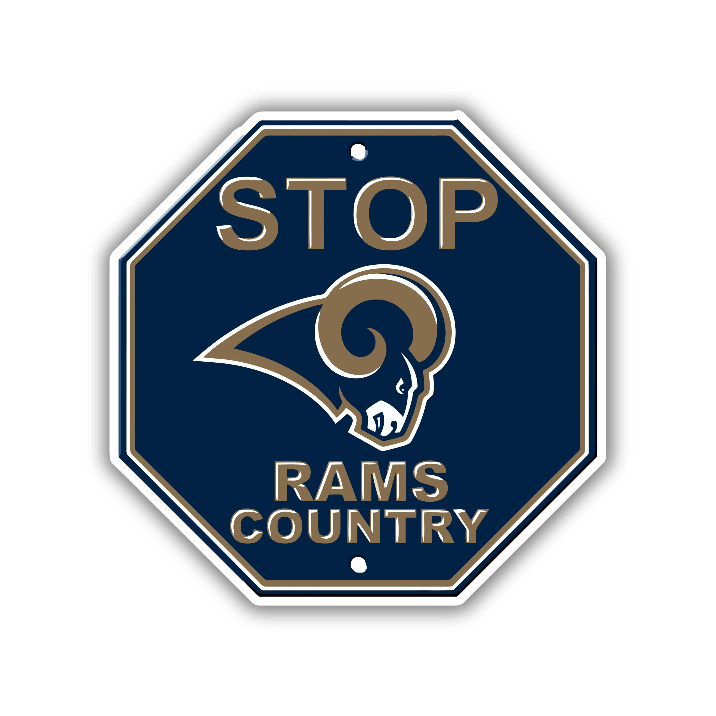Los Angeles Rams - Stop Rams Country - Iron On DTF Transfer - Custom Size