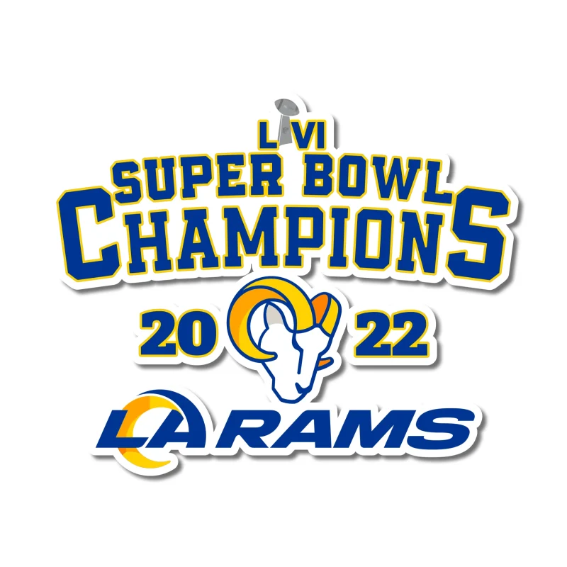 Los Angeles Rams - Super Bowl Champion - Temporary Tattoo