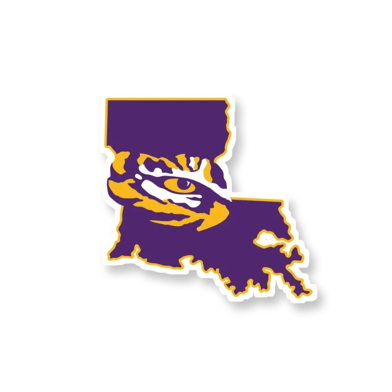 LSU Tigers - Logo 06 - Temporary Tattoo