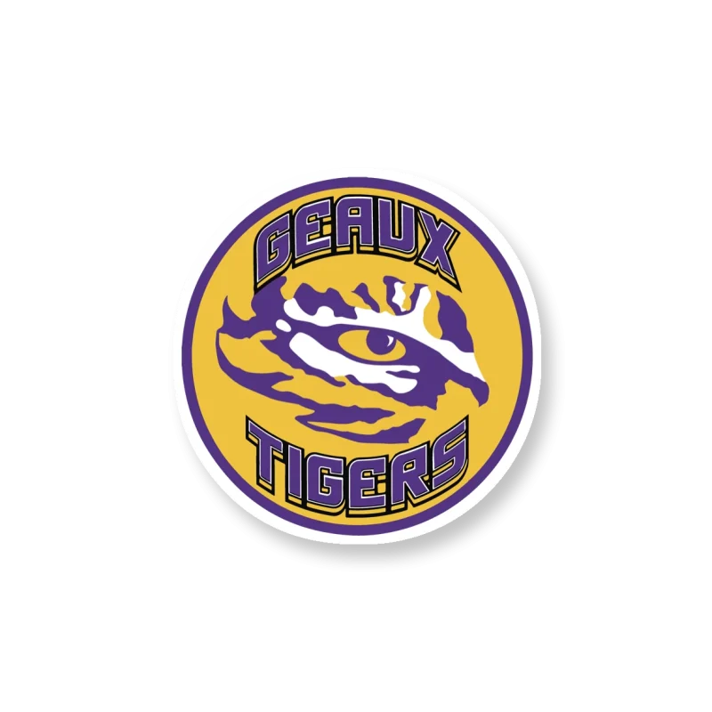 LSU Tigers - Logo 09 - Iron On DTF Transfer - Custom Size