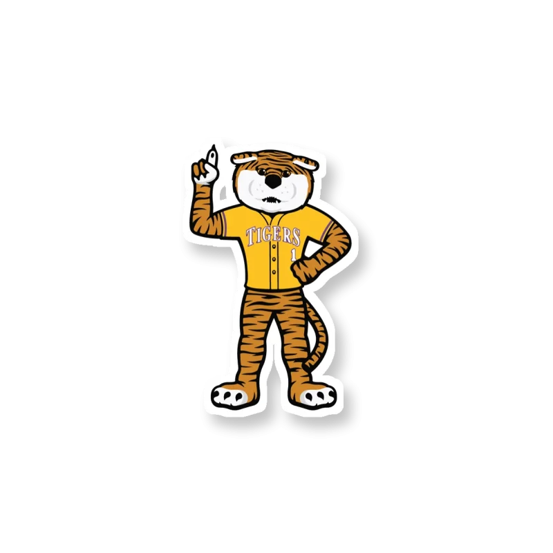 LSU Tigers - Logo 11 - Iron On DTF Transfer - Custom Size