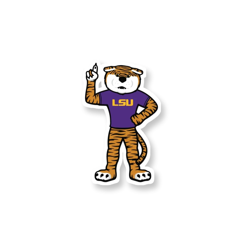 LSU Tigers - Logo 17 - Temporary Tattoo