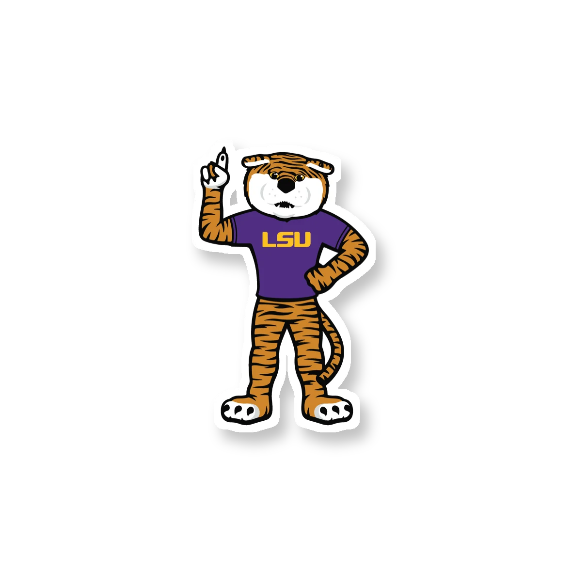 LSU Tigers - Logo 17 - Temporary Tattoo