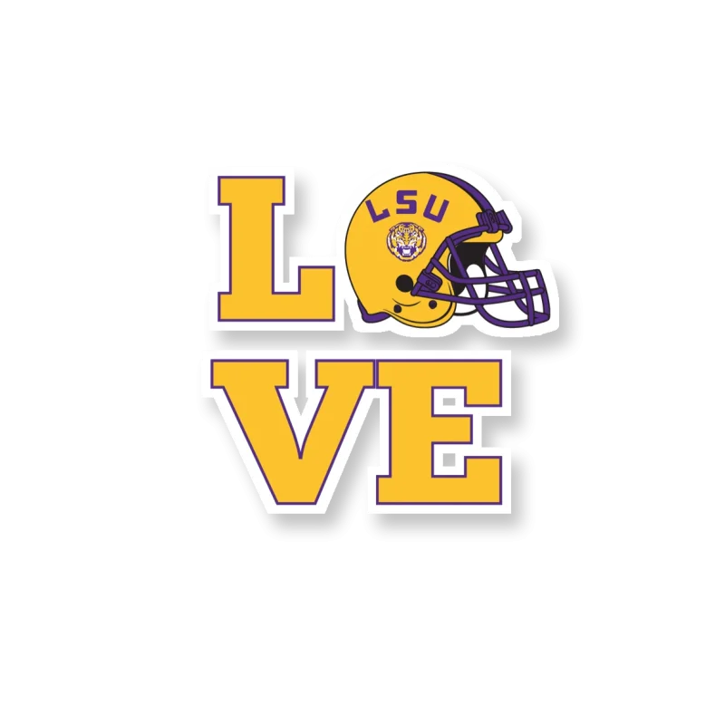 LSU Tigers - Logo 19 - Temporary Tattoo