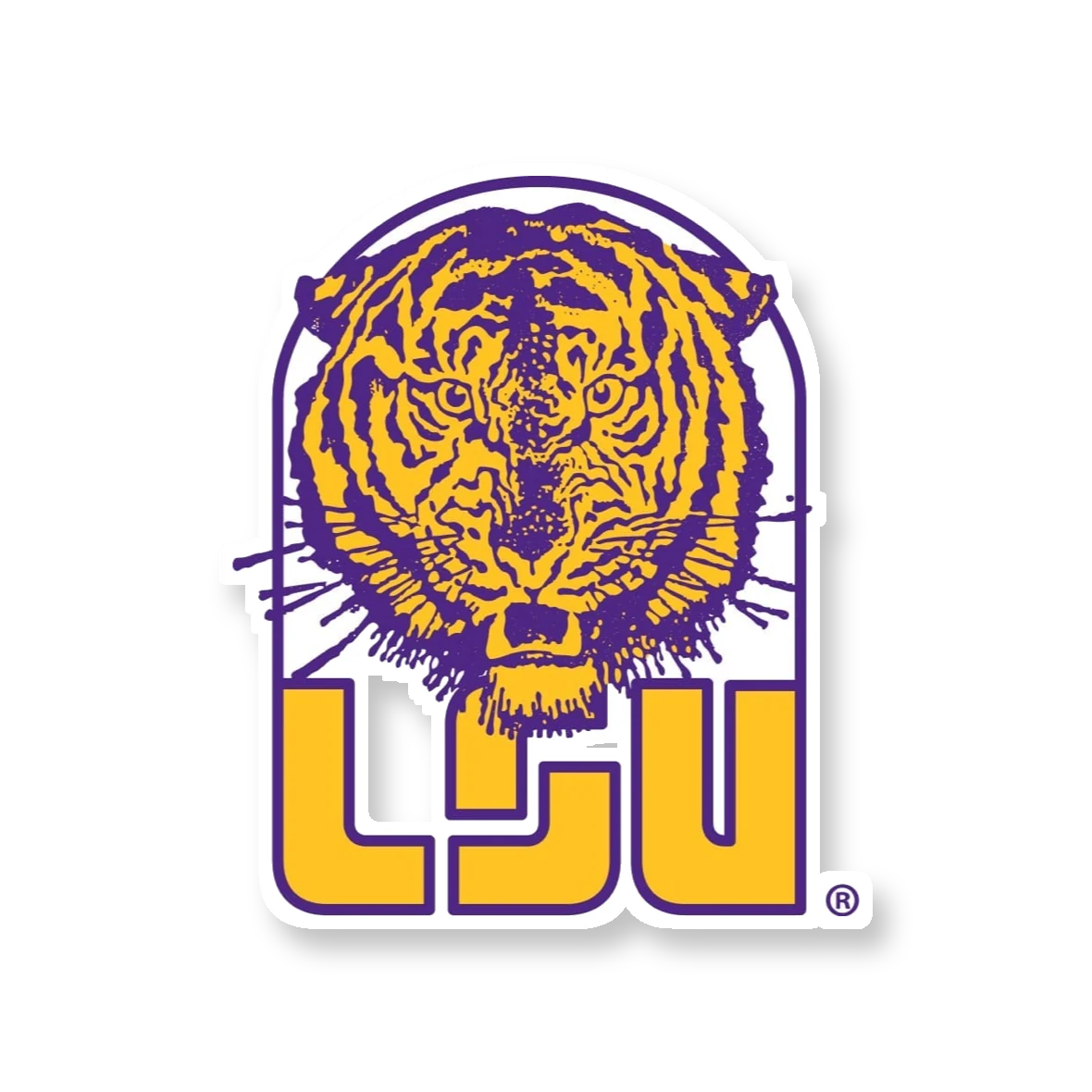 LSU Tigers - Logo 1967 - Temporary Tattoo