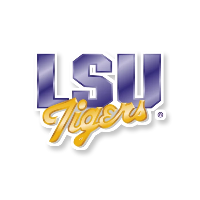 LSU Tigers - Logo 1990 - Temporary Tattoo