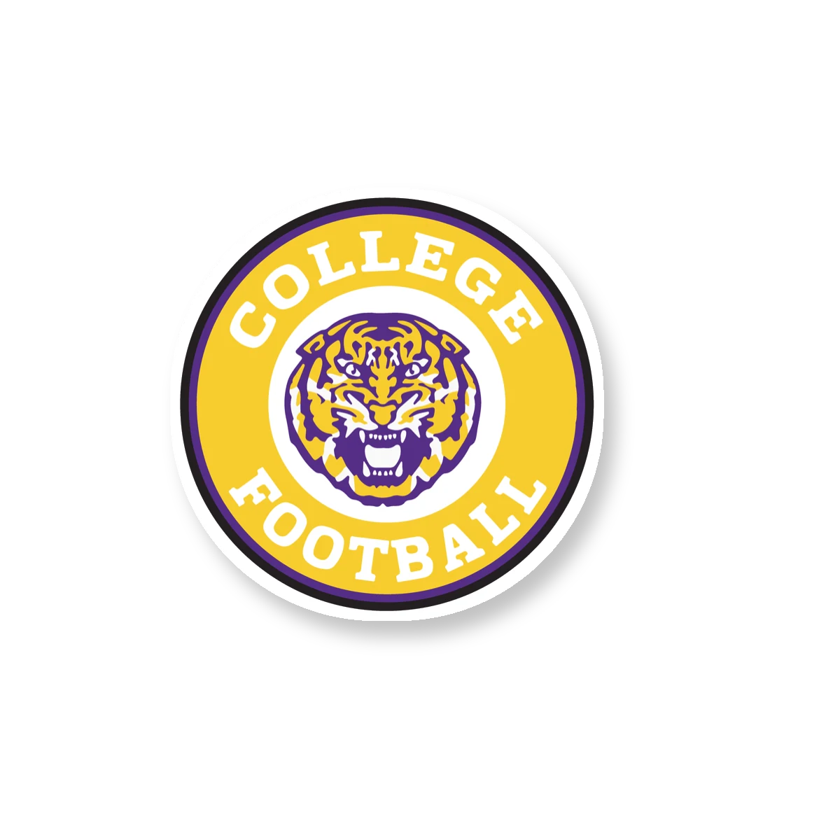 LSU Tigers - Logo 20 - Temporary Tattoo