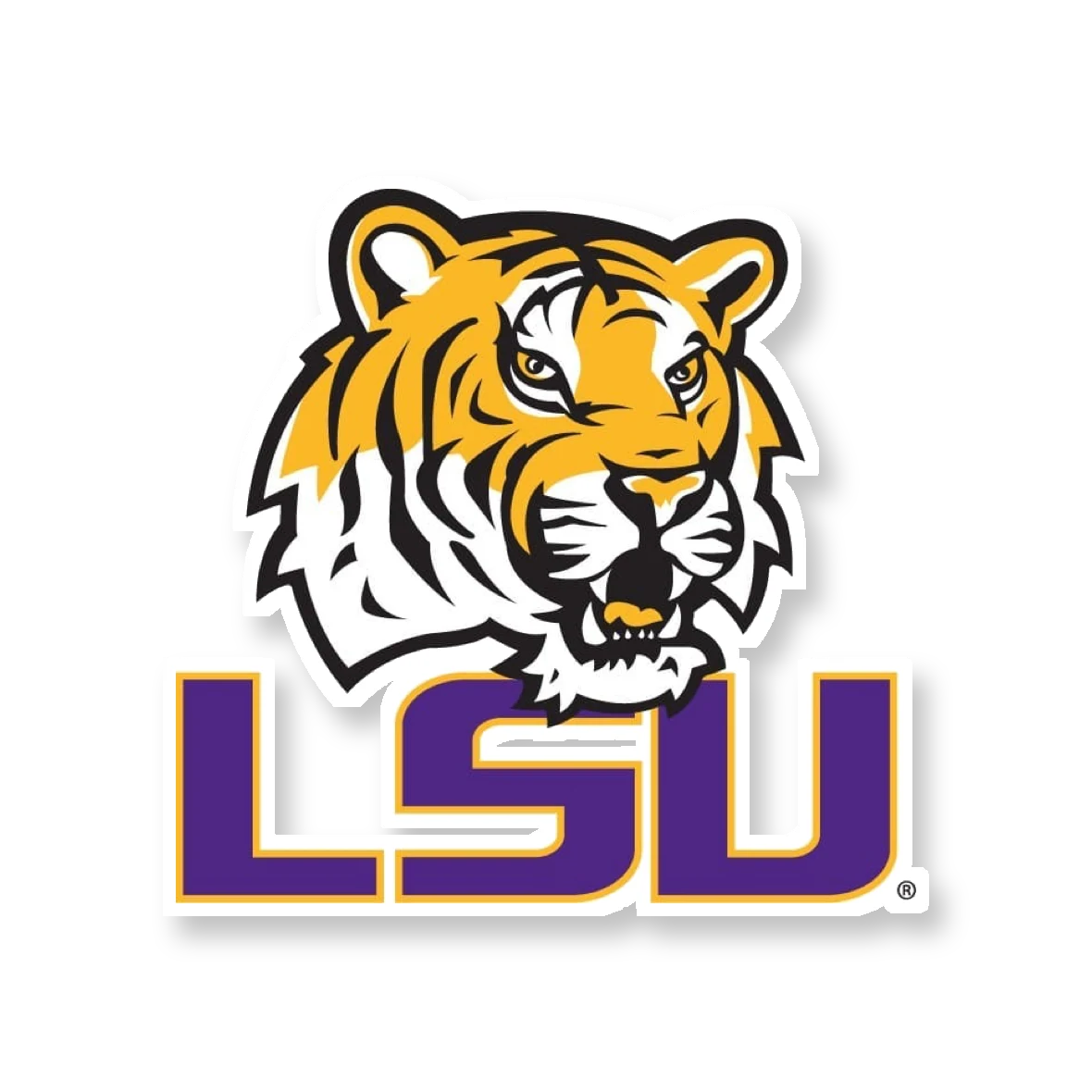 LSU Tigers - Logo 2007 - Temporary Tattoo