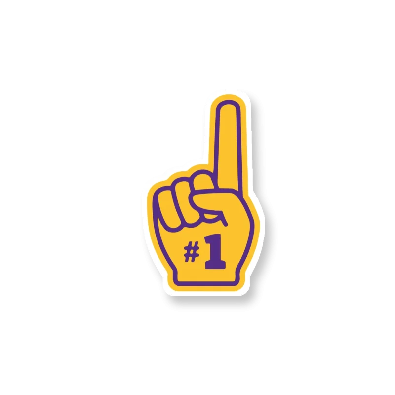 LSU Tigers - Logo 23 - Full Color Vinyl Sticker - Custom Size