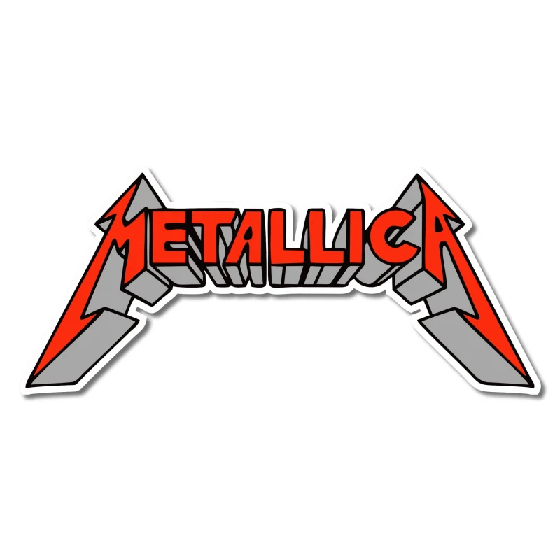 Metallica Full Color Vinyl Decal - Custom Size