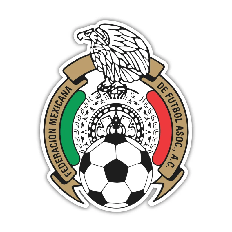Mexico National Team - Logo - Iron On DTF Transfer - Custom Size