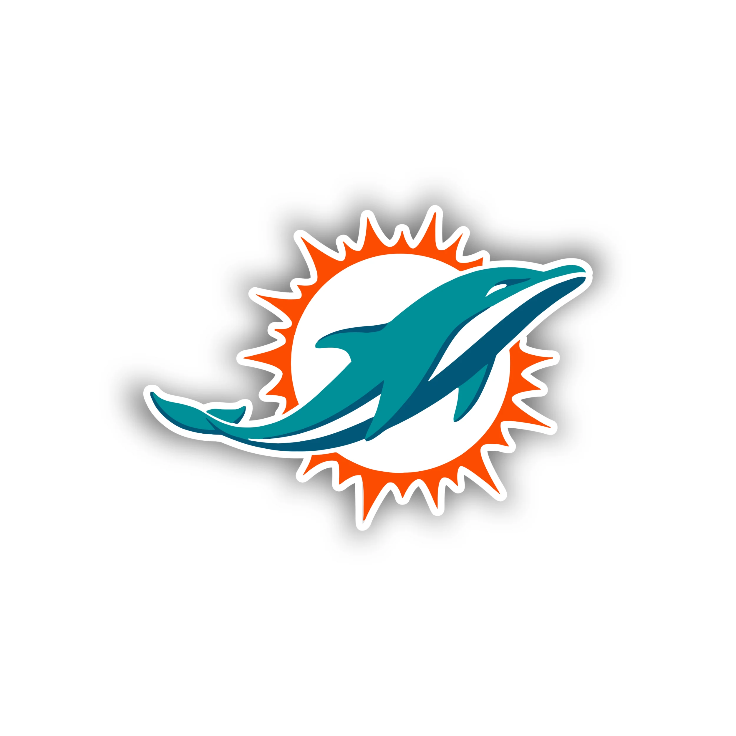 Miami Dolphins - Sun - Temporary Tattoo