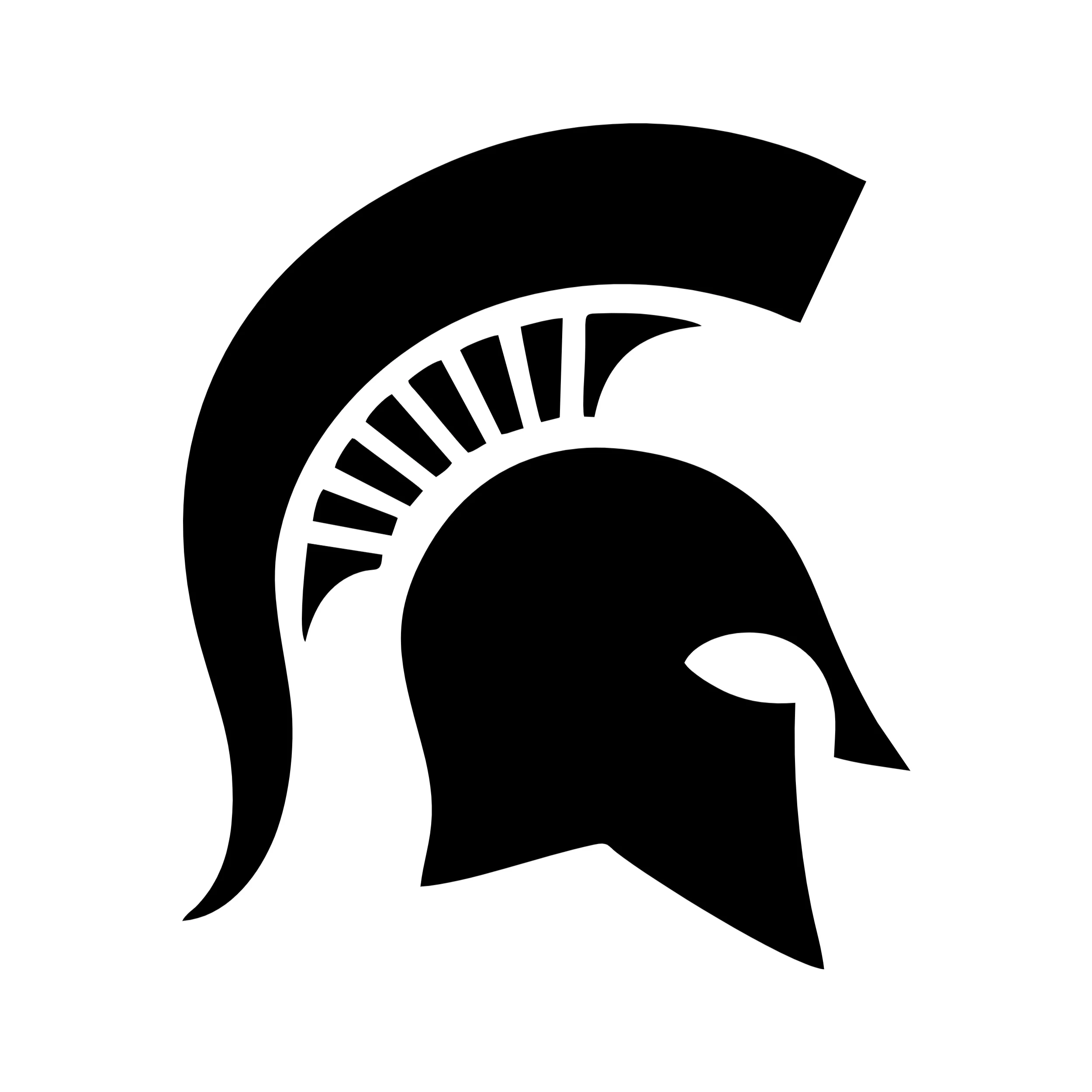 Michigan State Spartans Vinyl Decal - Custom Size