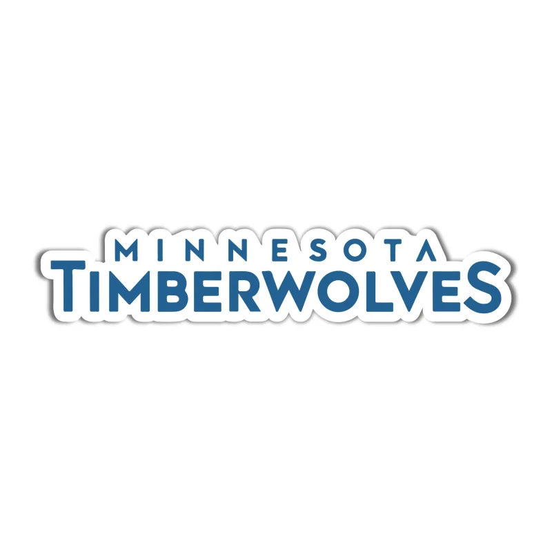 Minnesota Timberwolves - Name - Iron On DTF Transfer - Custom Size