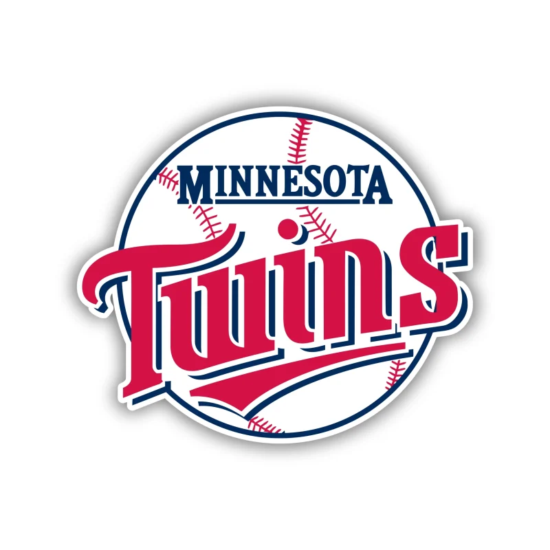 Minnesota Twins - Baseball with Name - Iron On DTF Transfer - Custom Size