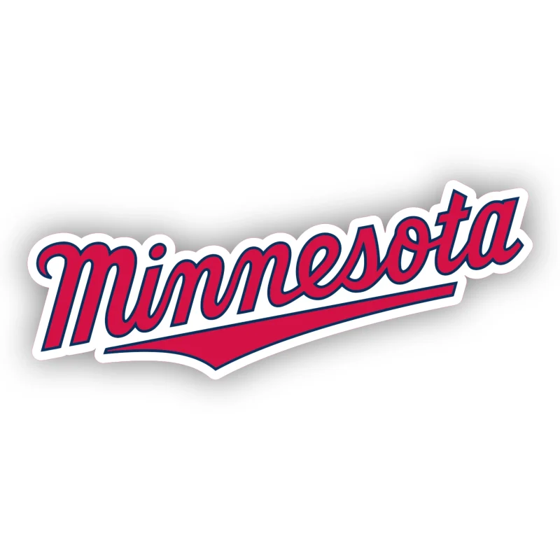 Minnesota Twins - Minnesota Cursive - Iron On DTF Transfer - Custom Size