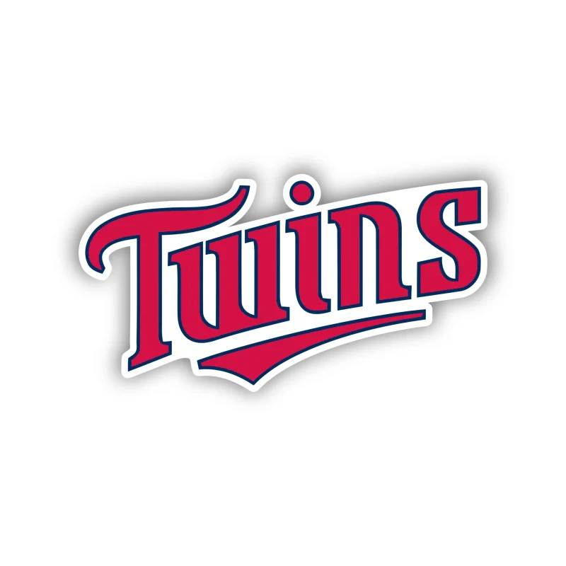 Minnesota Twins - Twins Cursive - Iron On DTF Transfer - Custom Size