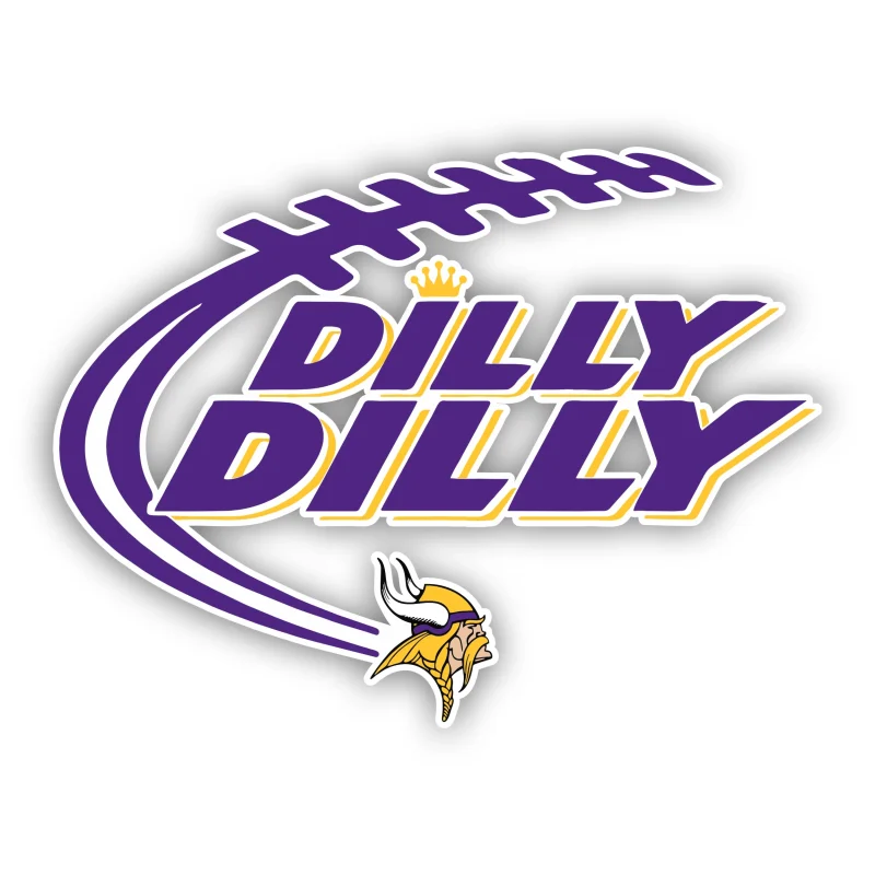 Minnesota Vikings - Dilly Dilly - Temporary Tattoo