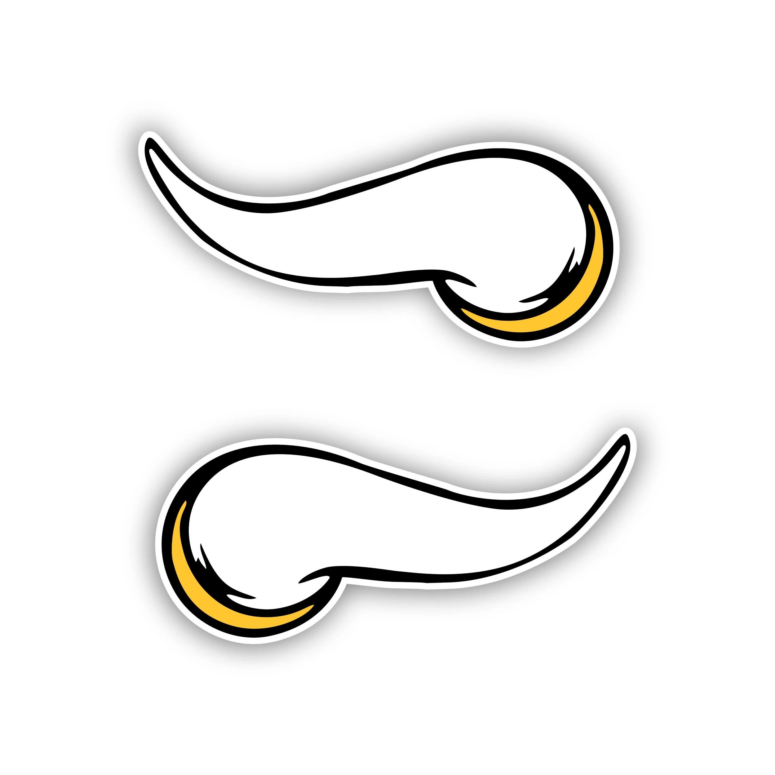 Minnesota Vikings - Horns - Iron On DTF Transfer - Custom Size