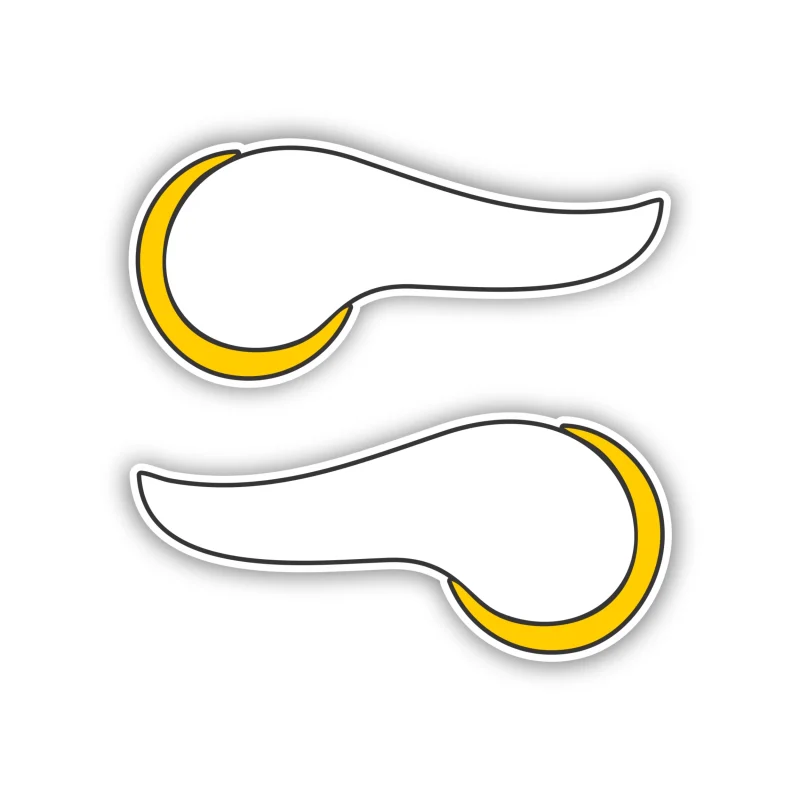 Minnesota Vikings - Old Horns - Iron On DTF Transfer - Custom Size