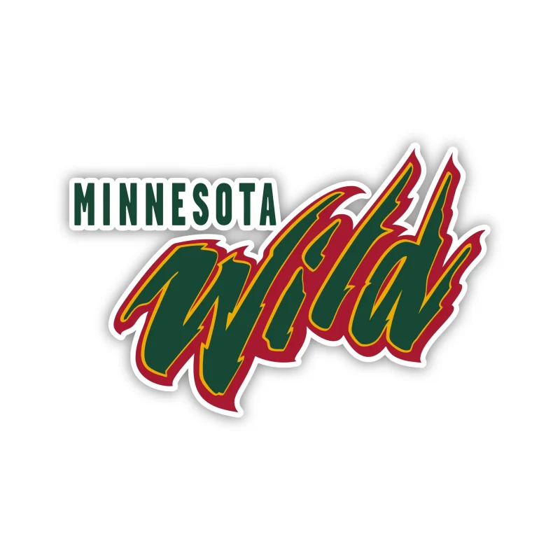Minnesota Wild - Name - Iron On DTF Transfer - Custom Size
