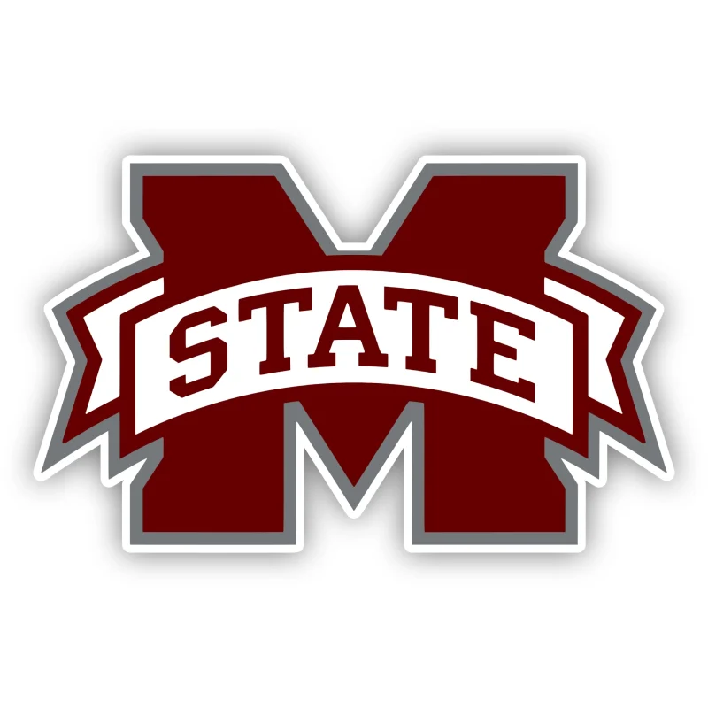 Mississippi State Bulldogs- Iron On - Custom Size