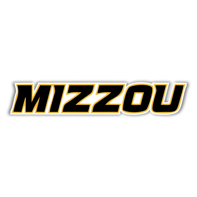 Missouri Tigers Full Color Vinyl Decal - Custom Size