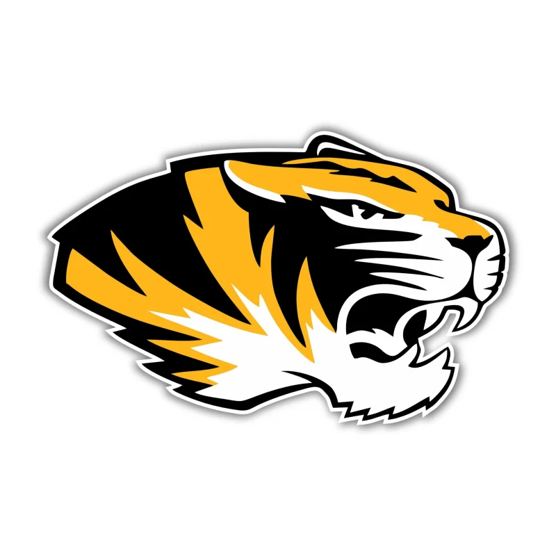 Missouri Tigers Full Color Vinyl Decal - Custom Size