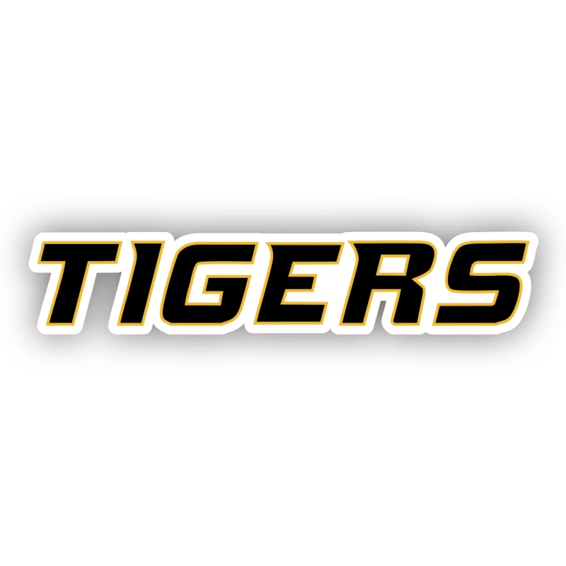 Missouri Tigers - Tigers - Full Color Vinyl Sticker - Custom Size