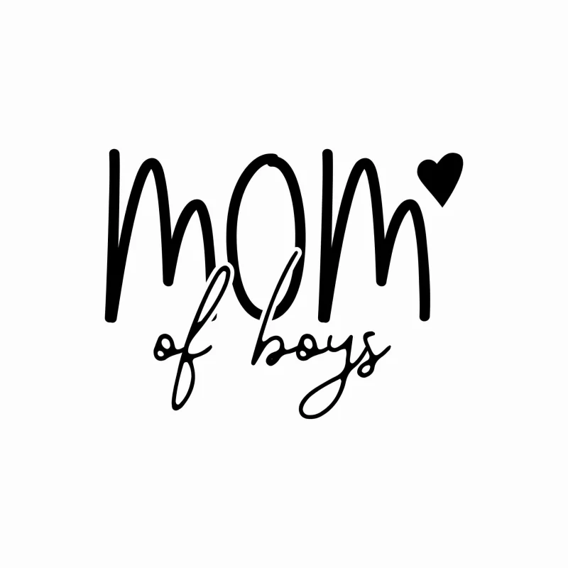 Mom Of Boys - Vinyl Decal