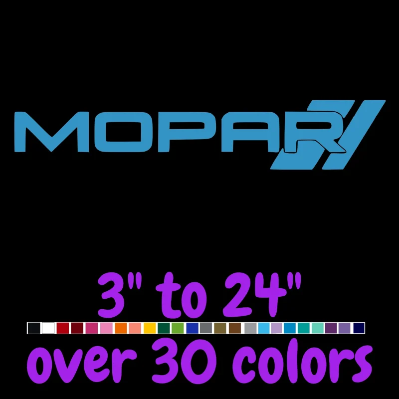 Mopar - Vinyl Decal - Custom Size