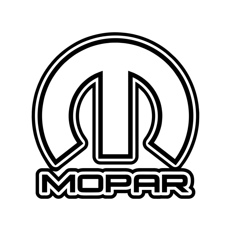 Mopar Vinyl Decal - Custom Size