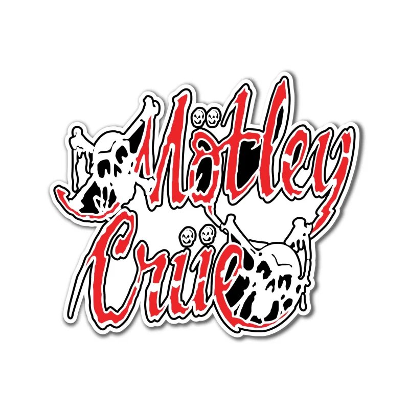 Motley Crue Full Color Vinyl Decal - Custom Size
