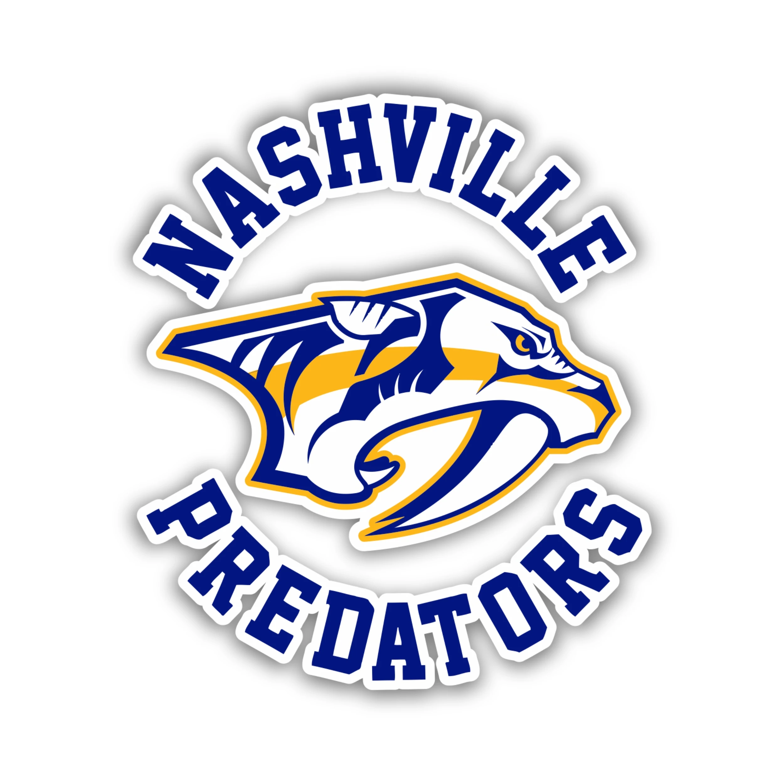 Nashville Predators - Tiger With Name - Iron On DTF Transfer - Custom Size