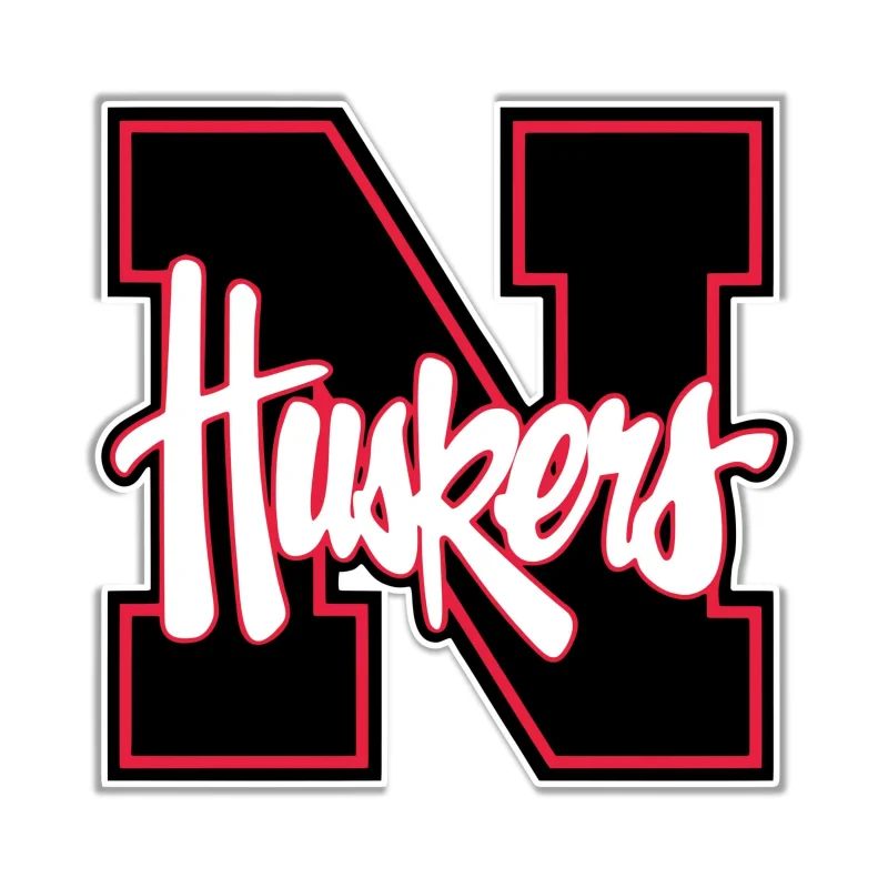 Nebraska Cornhuskers Full Color Vinyl Decal - Custom Size