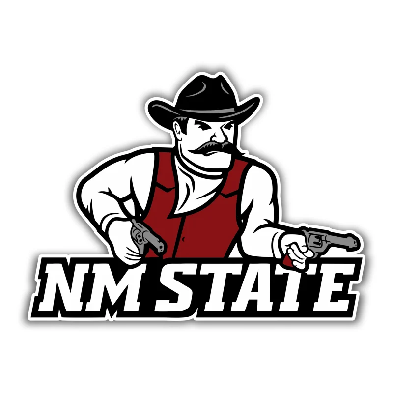 New Mexico State Full Color Vinyl Sticker - Custom Size