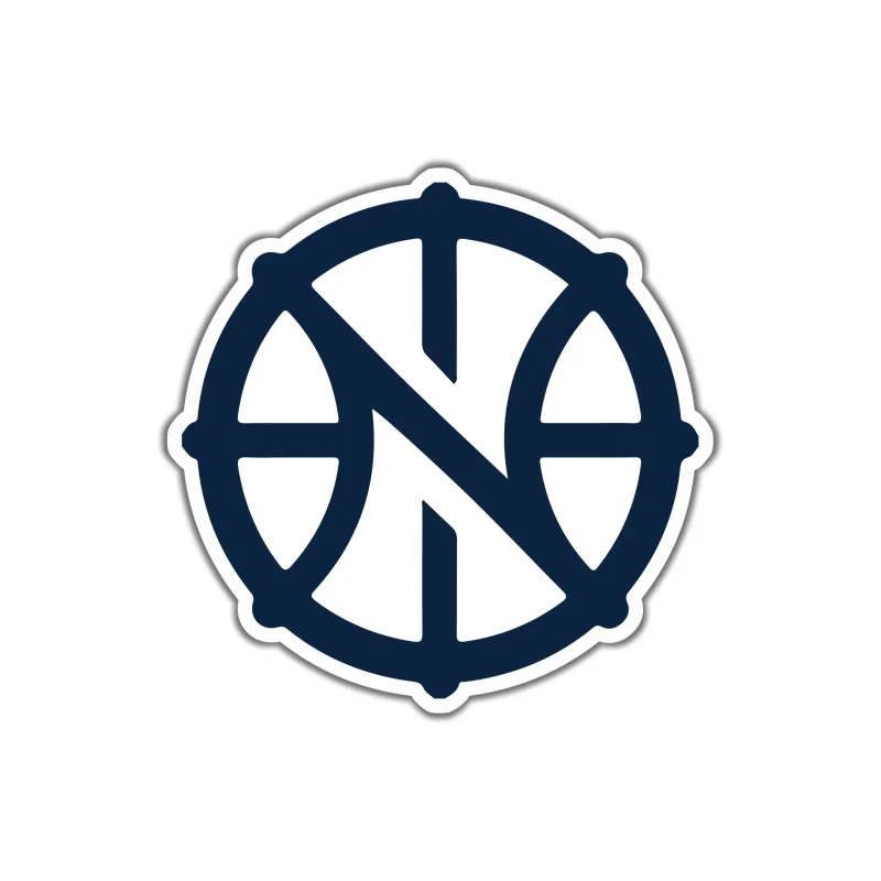 New Orleans Pelicans - Circle With N - Iron On DTF Transfer - Custom Size