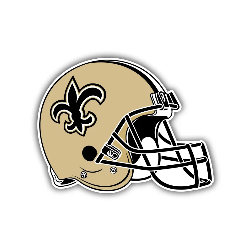 New Orleans Saints - Helmet - Iron On DTF Transfer - Custom Size