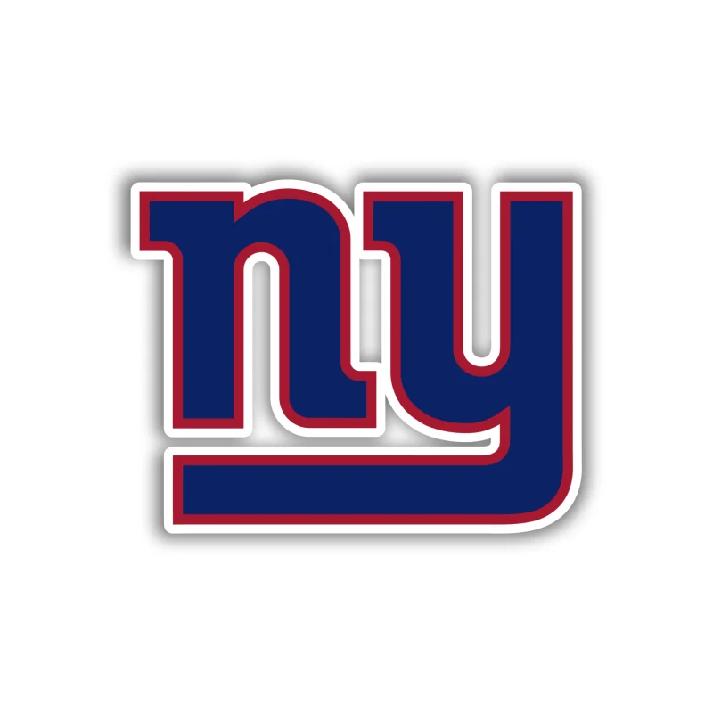 New York Giants - Blue And Red NY - Iron On DTF Transfer - Custom Size