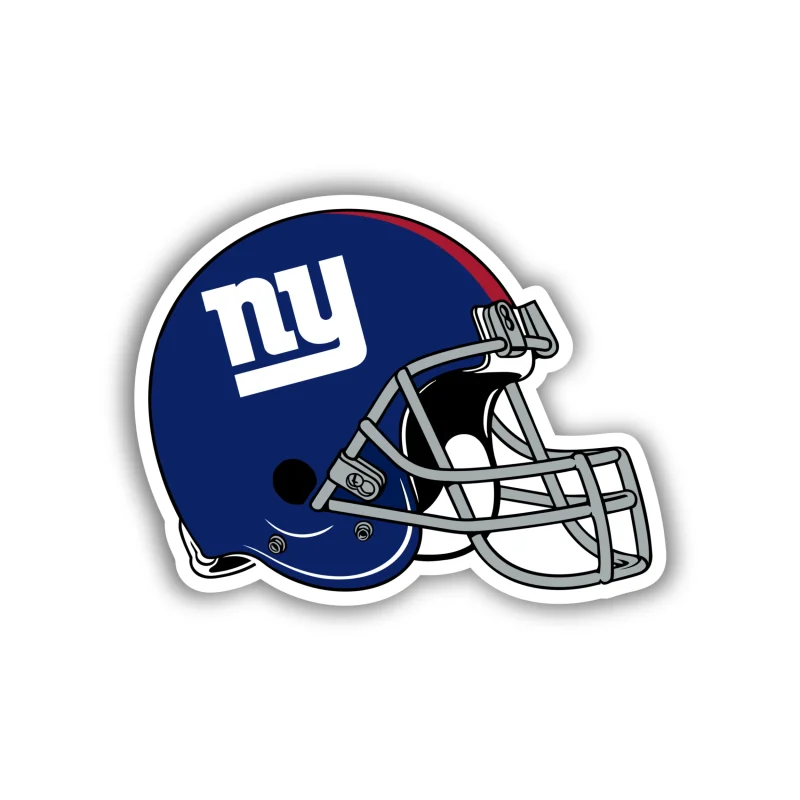 New York Giants - Helmet - Iron On DTF Transfer - Custom Size