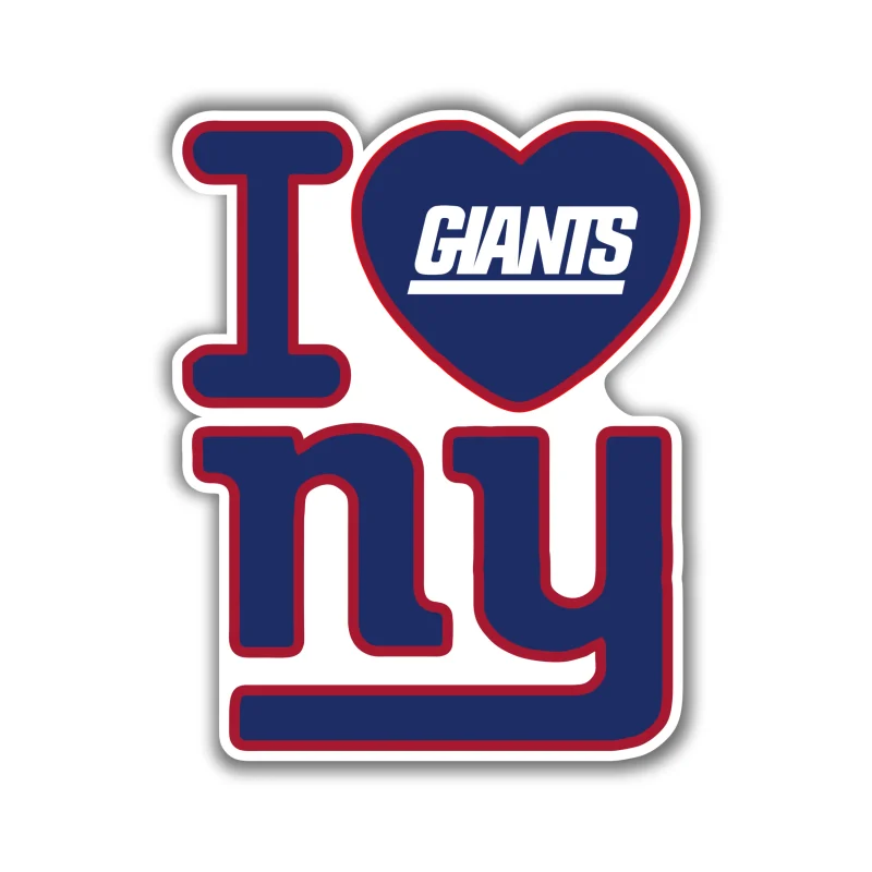 New York Giants - I Love NY - Temporary Tattoo