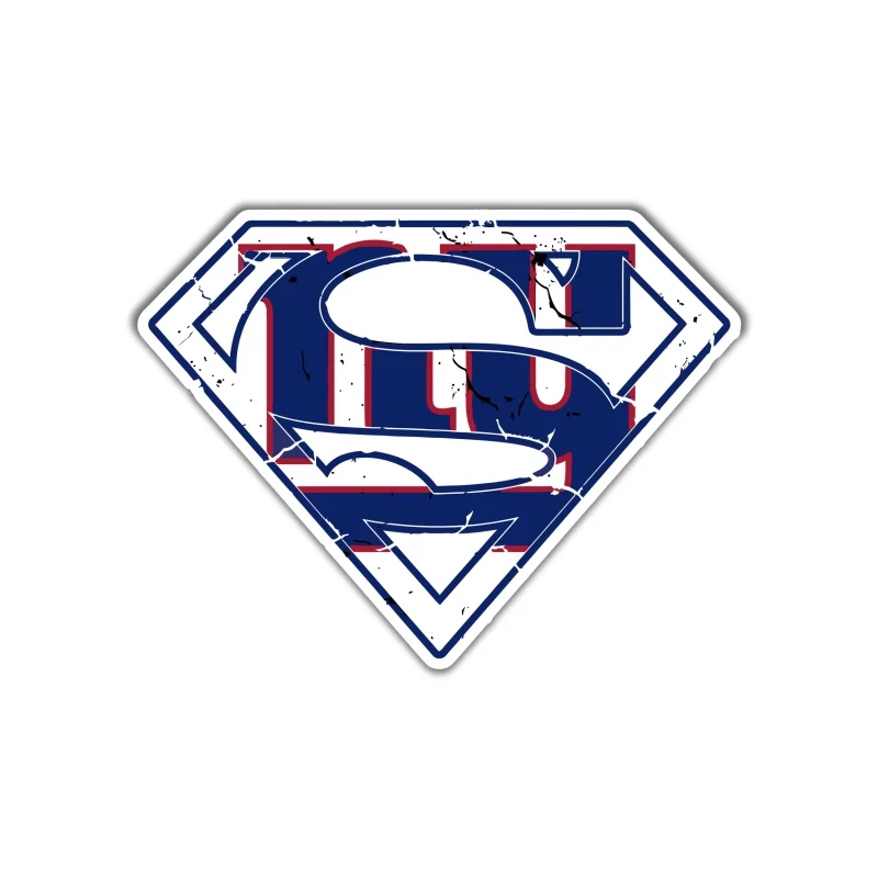 New York Giants - Superman NY - Iron On DTF Transfer - Custom Size