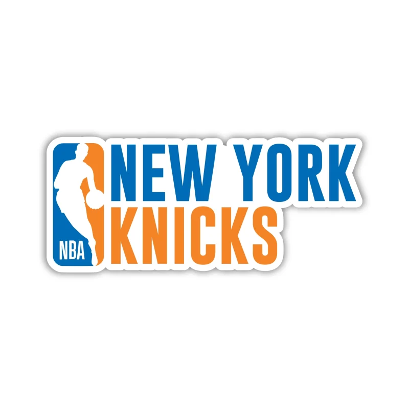 New York Knicks - NBA Logo With Name - Temporary Tattoo