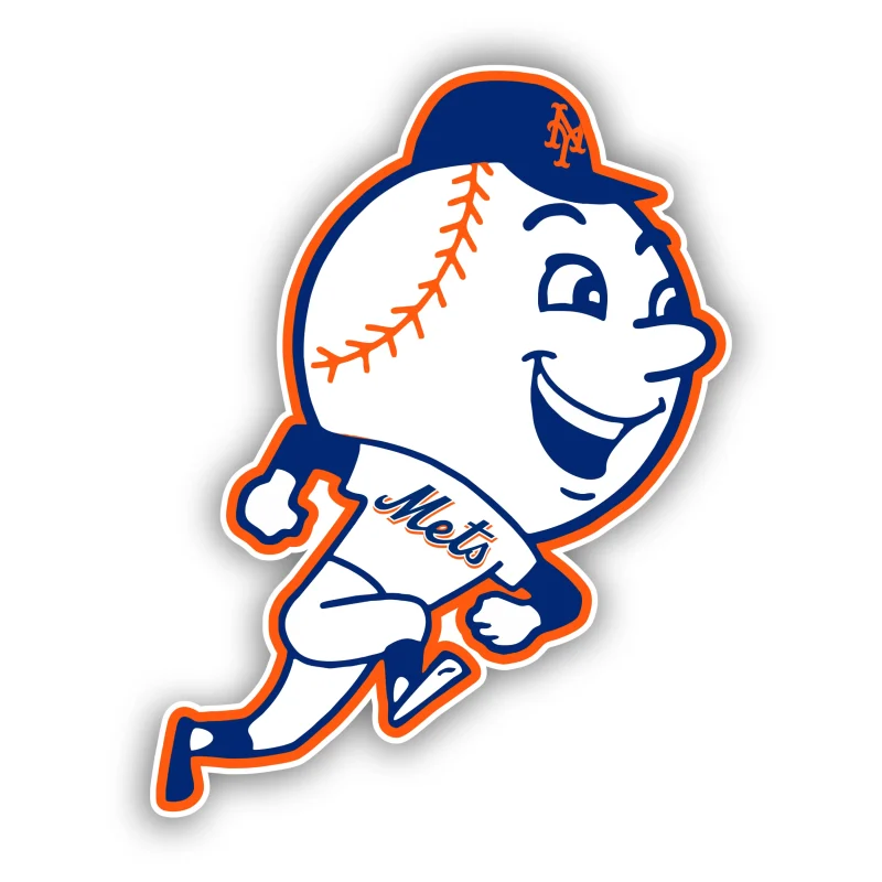New York Mets - Mr. Met - Iron On DTF Transfer - Custom Size