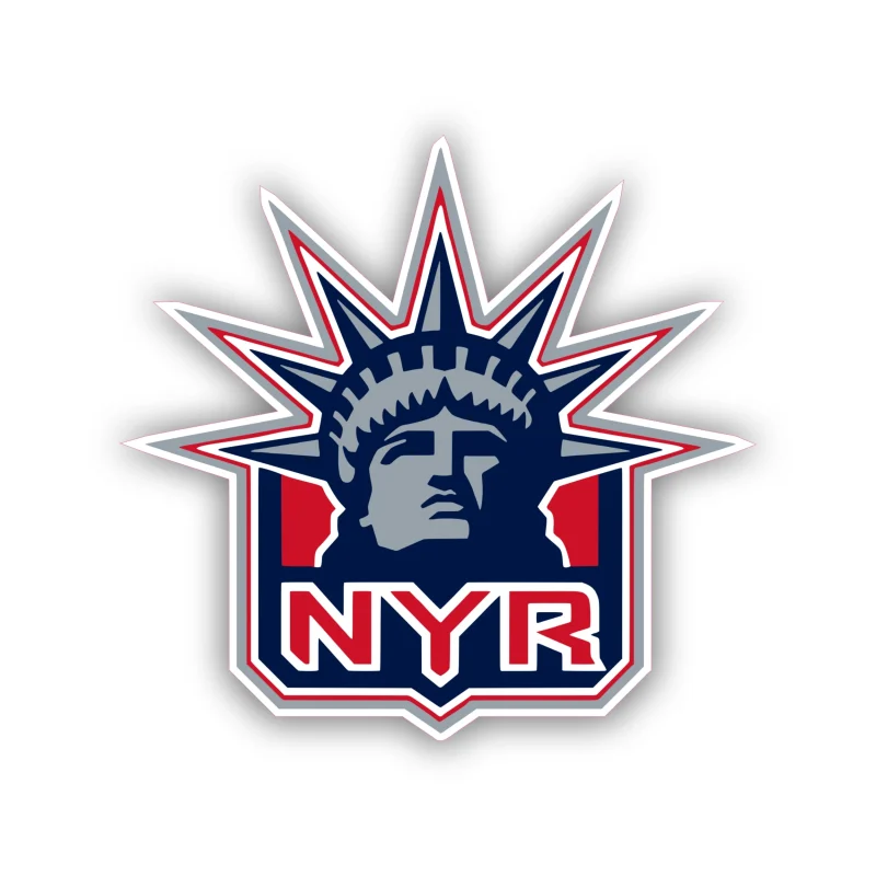 New York Rangers - Liberty - Iron On DTF Transfer - Custom Size