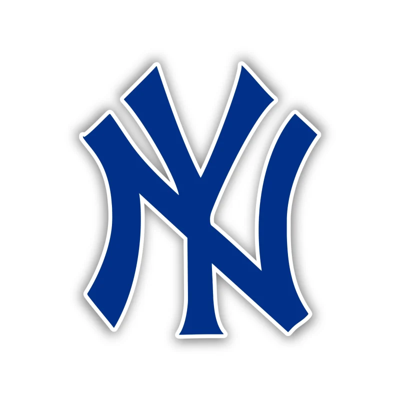 New York Yankees - Blue NY - Iron On DTF Transfer - Custom Size