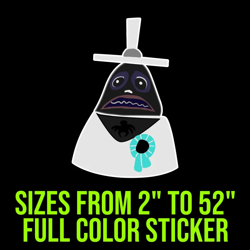 Nightmare Before Christmas Full Color Vinyl Sticker - Custom Size