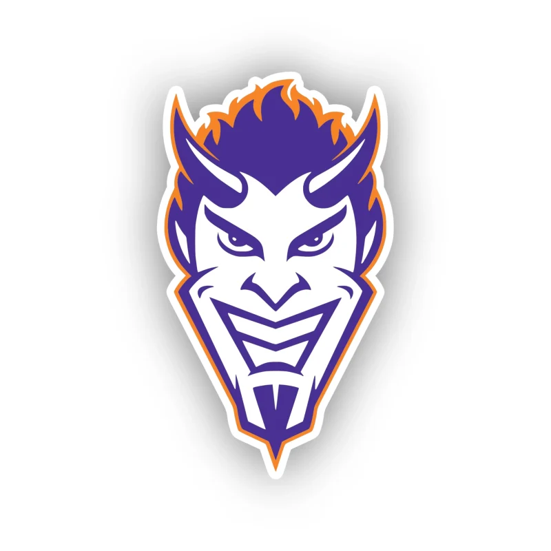 Northwestern State - Demon Head - Iron On DTF Transfer - Custom Size