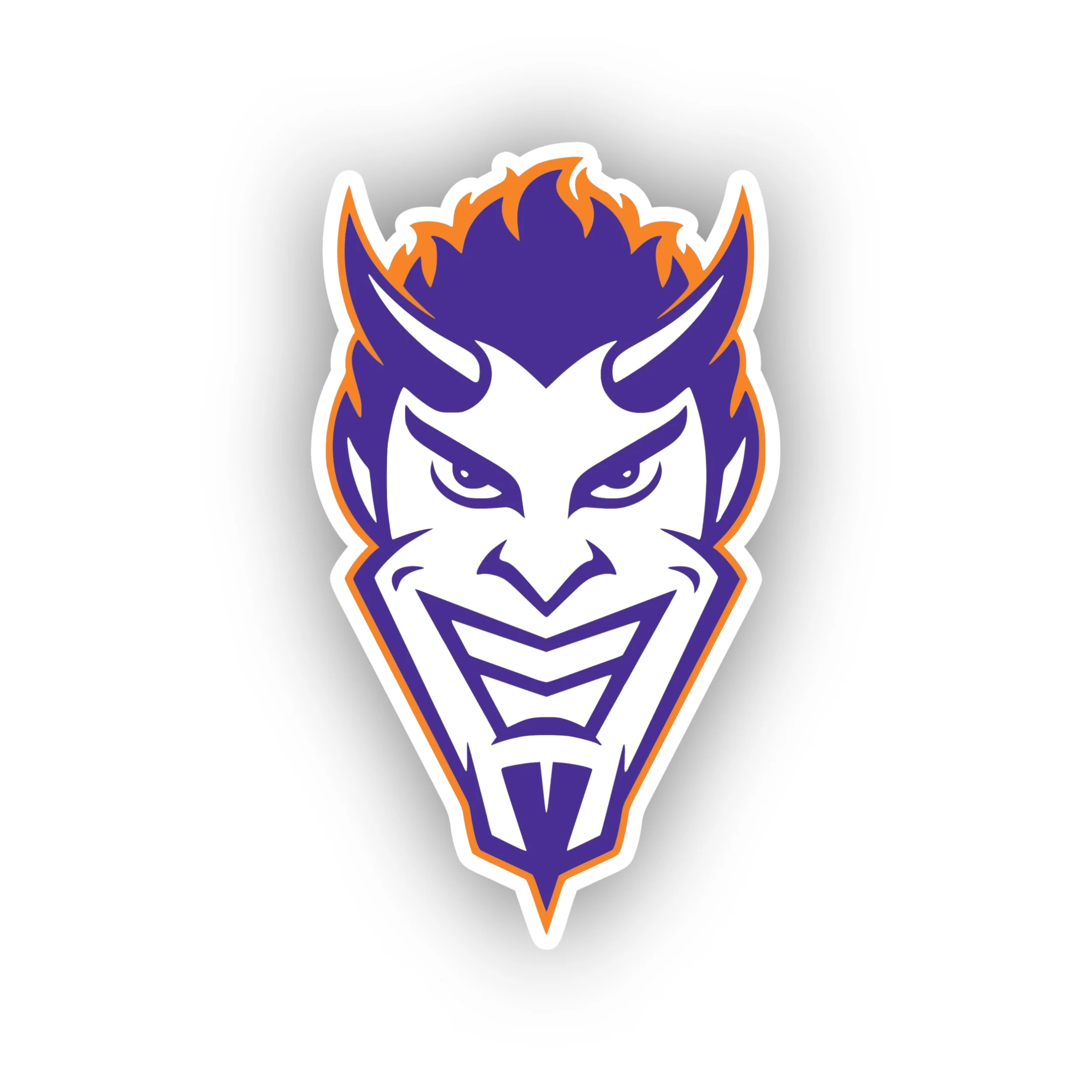 Northwestern State - Demon Head - Iron On DTF Transfer - Custom Size