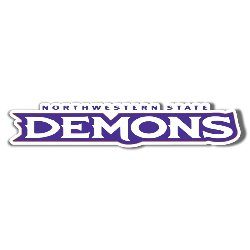 Northwestern State Full Color Vinyl Decal - Custom Size